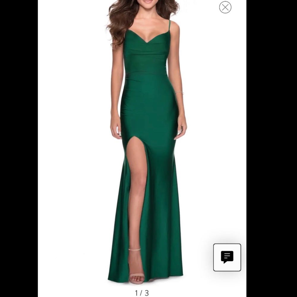 La Femme gown green